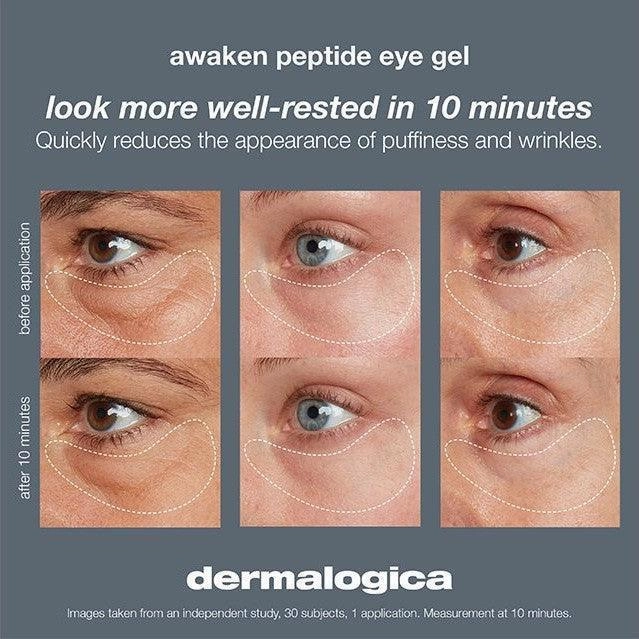 awaken peptide depuffing eye gel