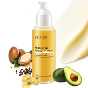 B Flat Belly Firming Cream, Cellulite Belly Creams, Skin Tightening Cream for Cellulite for Stomach Mark & Thighs & Butt, Moisturizing Lifting Body Lotion for Women and Men- 3.38 Fl OzF（1Pack)