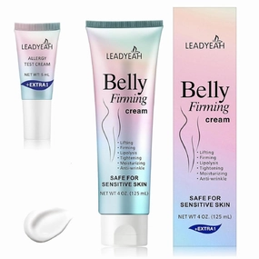 B Flat Belly Firming Cream - Firming & Moisturizing Body Lotion for Stomach, Thighs and Butt, Women and Men, 125 ML​