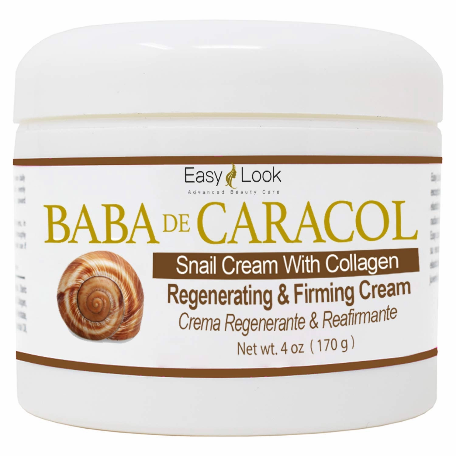 Baba de Caracol Snail Cream With Collagen Regenerating & Firming Cream Crema Regenerante & Reafirmante (Pack of 3)