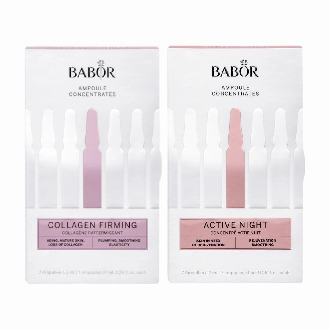 BABOR Collagen Firming & Active Night Ampoule Concentrate Bundle