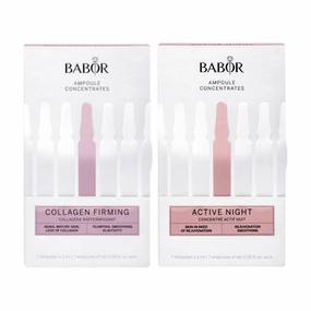 BABOR Collagen Firming & Active Night Ampoule Concentrate Bundle