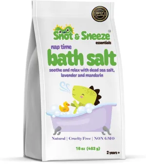 Baby Vapor Bath, Natural Lavender Bath Salt for Babies and Kids, Relax and Calm Vapor Bath for Congestion, Cough Baby Essential Oils