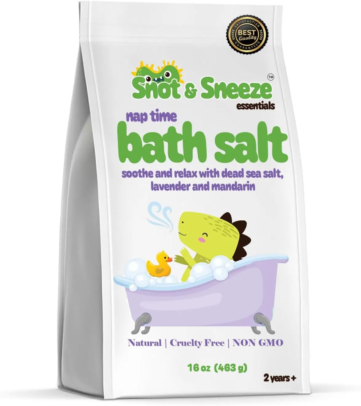 Baby Vapor Bath, Natural Lavender Bath Salt for Babies and Kids, Relax and Calm Vapor Bath for Congestion, Cough Baby Essential Oils