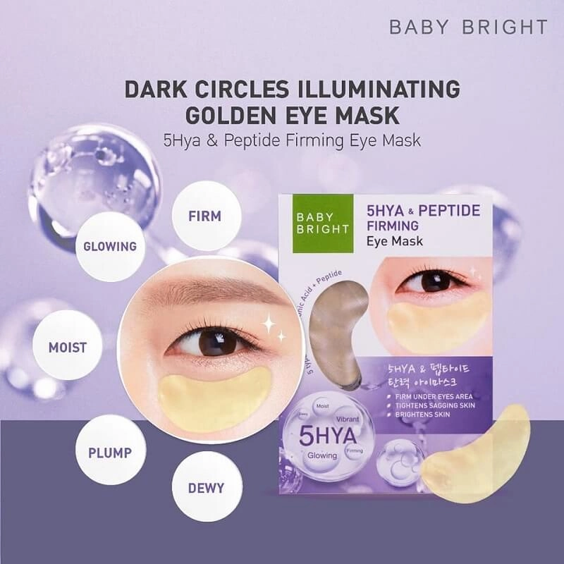 Baby Bright Eye Mask (5HYA & Peptide Firming) - 1 Pair