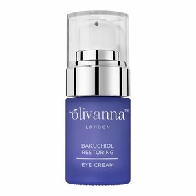 Bakuchiol Restoring Eye Cream - Elderflower Extract Reduces Visibility of Dark Circles - Hyaluronic Acid and Glycerin Moisturizes - 0.5 oz
