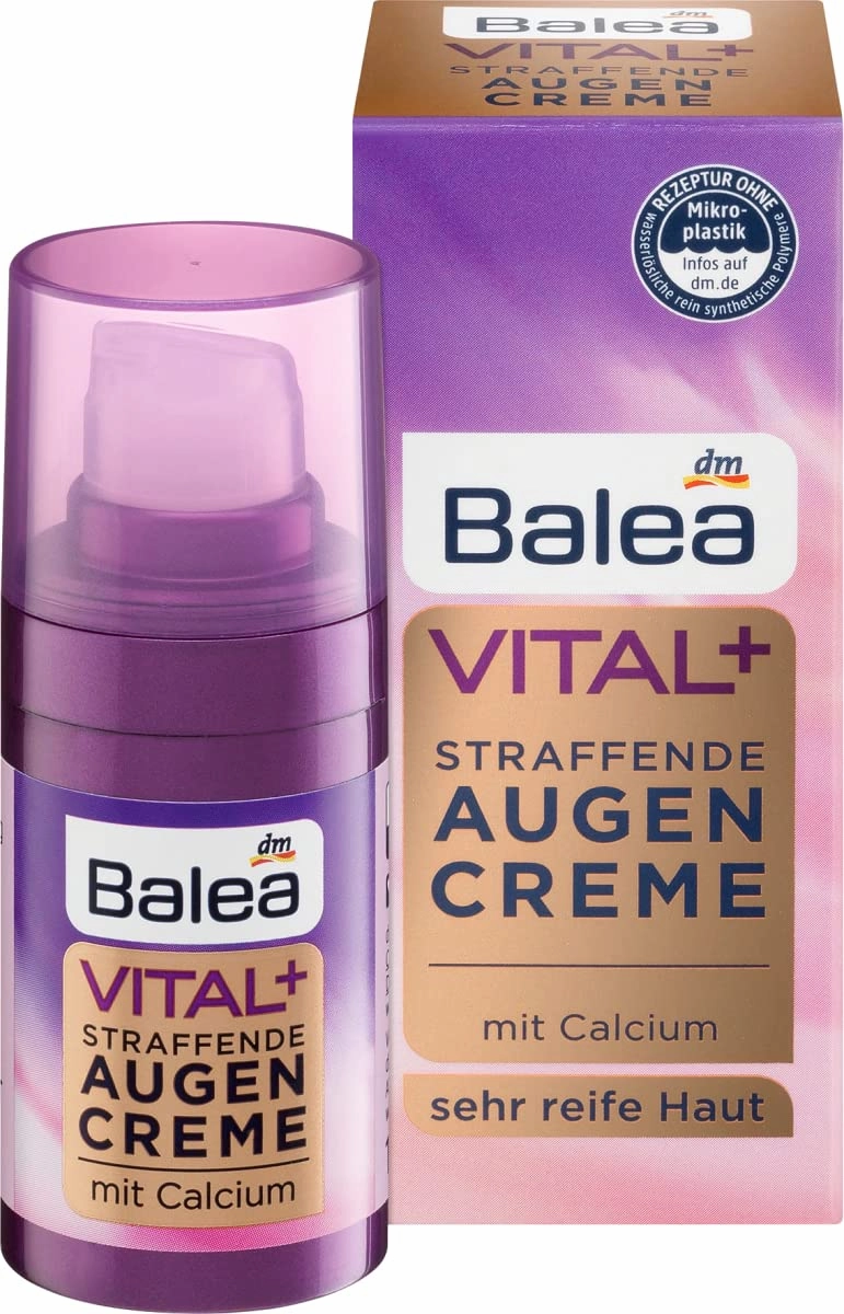Balea Eye cream VITAL   Firming Eye Cream, 15 ml (Age:  50)