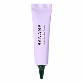 BANANA SPOT Color Corrector Calming Cream, Neutralizes Yellowness, Evens Skin Tone, Strengthens Skin Barrier & Soothes with Centella Asiatica, Purple, 0.51 oz