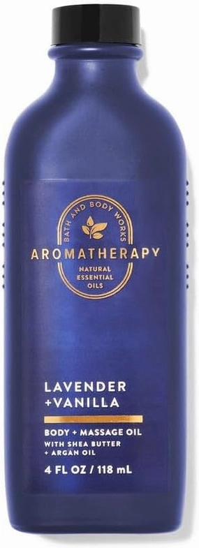 Bath and Body Lavender   Vanilla Body & Massage Oil - 4 FL Oz