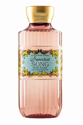 Bath and body Sweetest Song Body Wash for Women – Moisturizing Shower Gel with Aloe & Provitamin B5, 10 fl oz – Refreshing Floral Scent