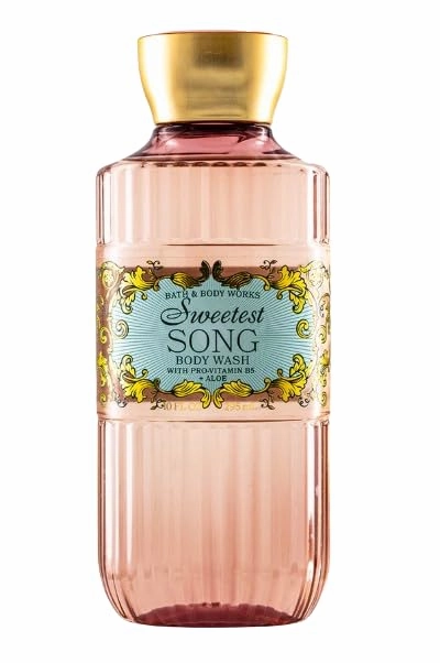 Bath and body Sweetest Song Body Wash for Women – Moisturizing Shower Gel with Aloe & Provitamin B5, 10 fl oz – Refreshing Floral Scent