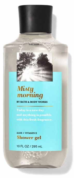 Bath Body Works Misty Morning Aloe   Vitamin E Shower Gel 10 Fl Oz