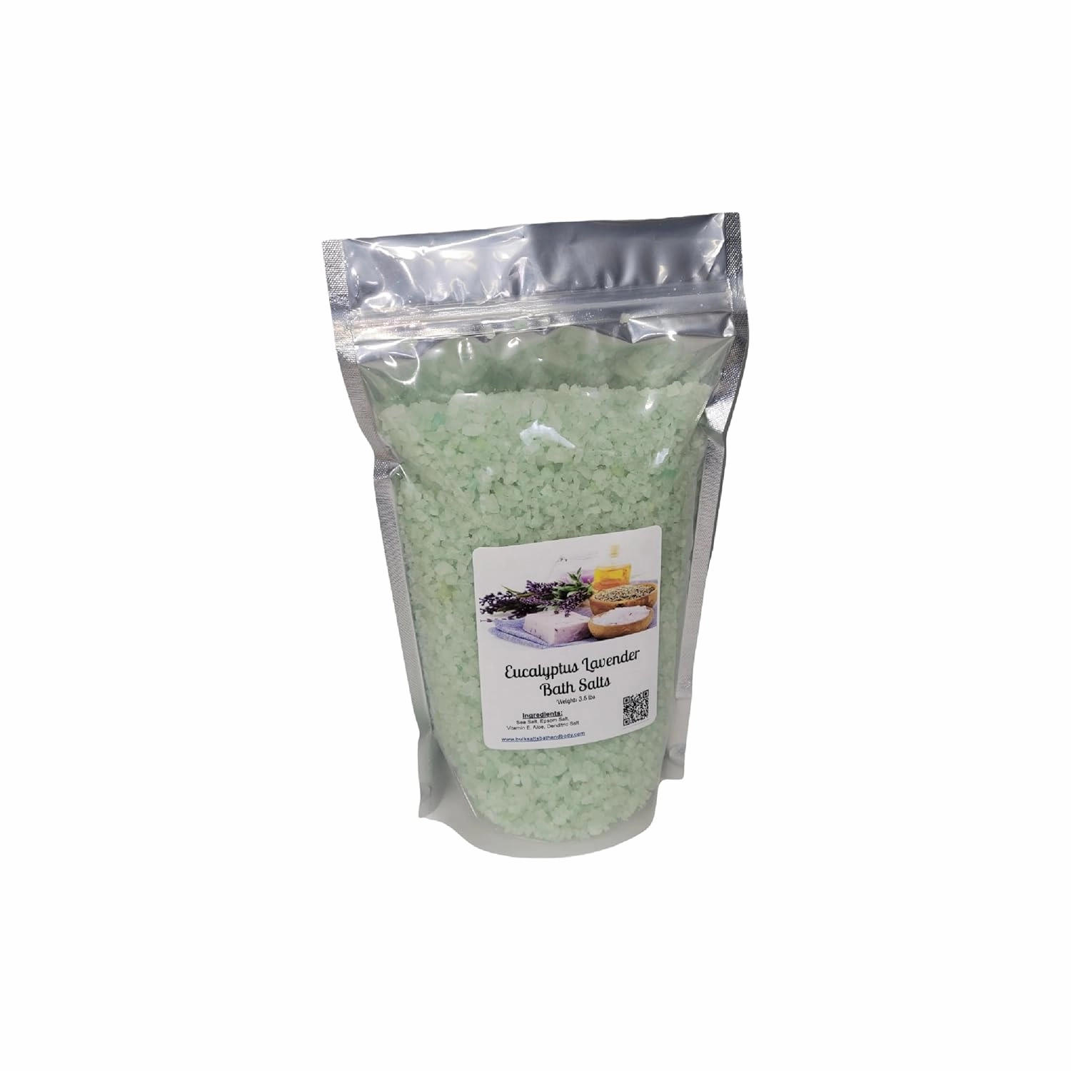 Bath Salts | 20lb Bag/Box | Eucalyptus Lavender Scent | Wholesale | Bulk