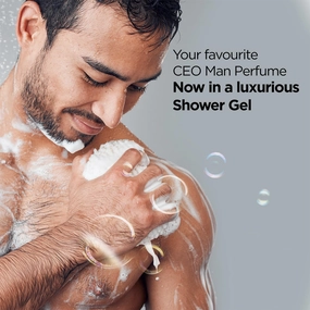 Be'lla Vi.ta Luxury CEO MAN Body Wash Refreshing Shower Gel for Deep Cleansing, Hydrating & Moisturising Skin with Aloe Vera & Charcoal Powder 500 Ml