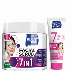 BEAUTY CLINIC 2 Piece 7 IN ONE Face Care COMBO PACK Beauty Kit