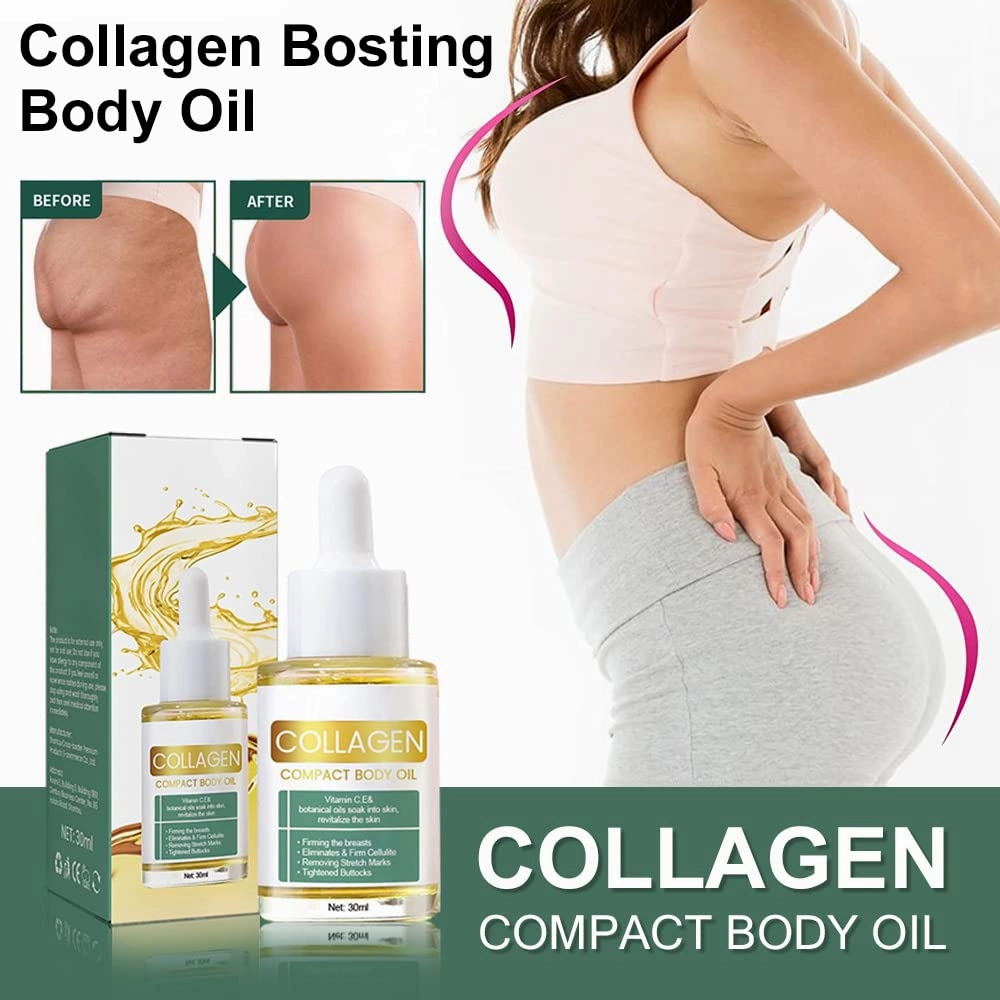 Beauty Women Collagen Lifting Body Oil, Beautywomen Collagen Lifting Body Oil, Collagen Serum for Face, Reduces Fine Lines & Wrinkles 5PCS