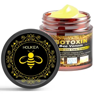 Bee Venom Cream, Clinically Tested Anti Aging Treatment with Natural Ingredients, Bee Venom Skin Treatment Cream, Sensitive Skin Care for Back, Neck, Hands, Knee, 2.12oz/60g
