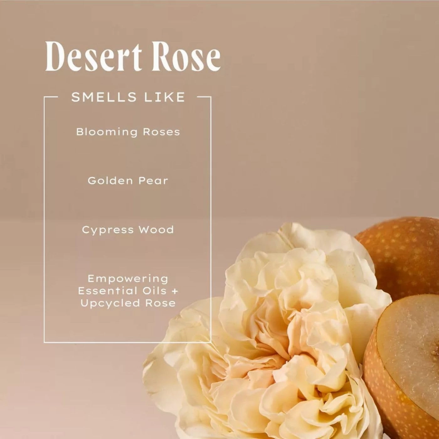 Being Frenshe Hair, Body & Linen Mist Body Spray with Essential Oils - Desert Rose - 5 fl oz