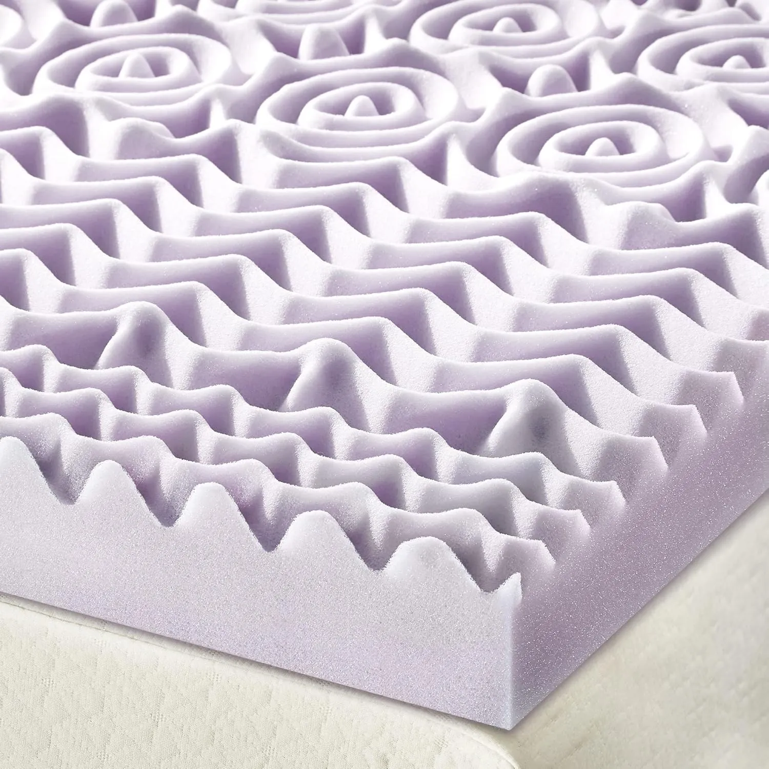 Best Price Mattress Twin Mattress Topper - 3 Inch 5-Zone Memory Foam Bed Topper with Lavender Infused Cooling Mattress Pad, Twin Size