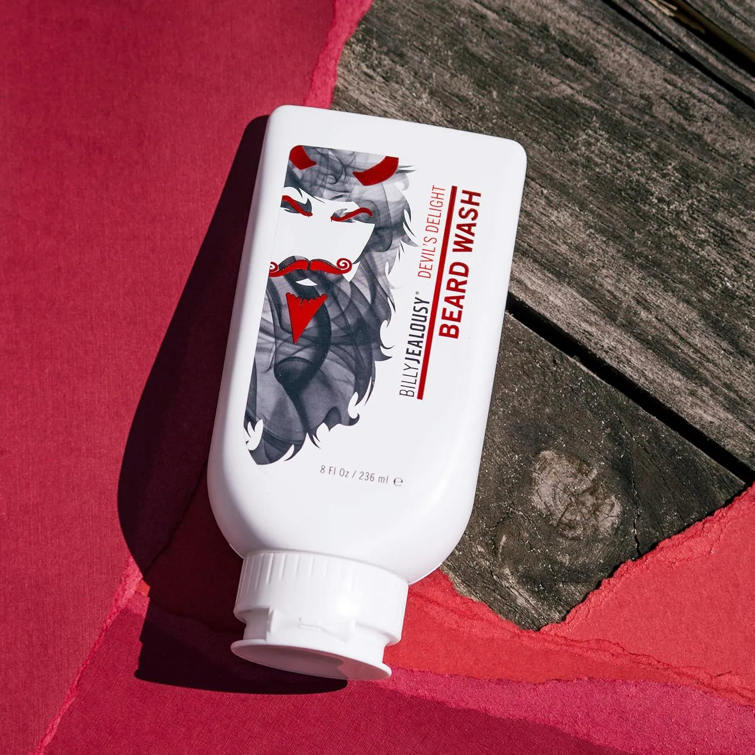 Billy Jealousy Beard Wash for Smooth, Manageable & Frizz-free Facial Hair, Beard Care Enriched with Hydrating Aloe & Strengthening & Conditioning Green Tea Extract