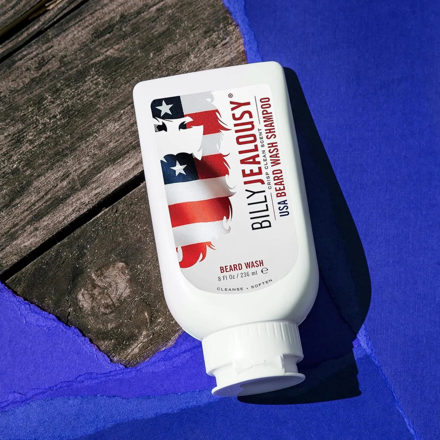 Billy Jealousy Beard Wash for Smooth, Manageable & Frizz-free Facial Hair, Beard Care Enriched with Hydrating Aloe & Strengthening & Conditioning Green Tea Extract
