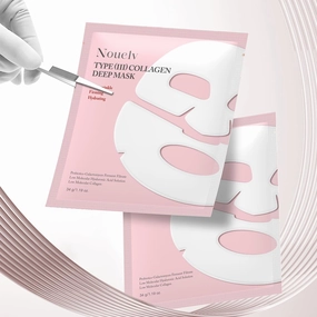 Bio-Collagen Real Deep Mask,Collagen Deep Mask,Deep Lifting Mask,Hydrating Hydrogel Mask,Pure Collagen Films Deep Hydrating Firming Hydrogel Mask,Hydrating Anti Wrinkle Lifting Mask 34g x8ea (2Box)