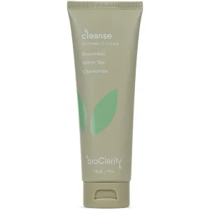 BioClarity Face Cleanser | 100% Vegan, Gentle Wash with Cucumber, Green Tea, and Chamomile, for Sensitive Oily Skin. Natural Ingredients (4 Fl Oz)
