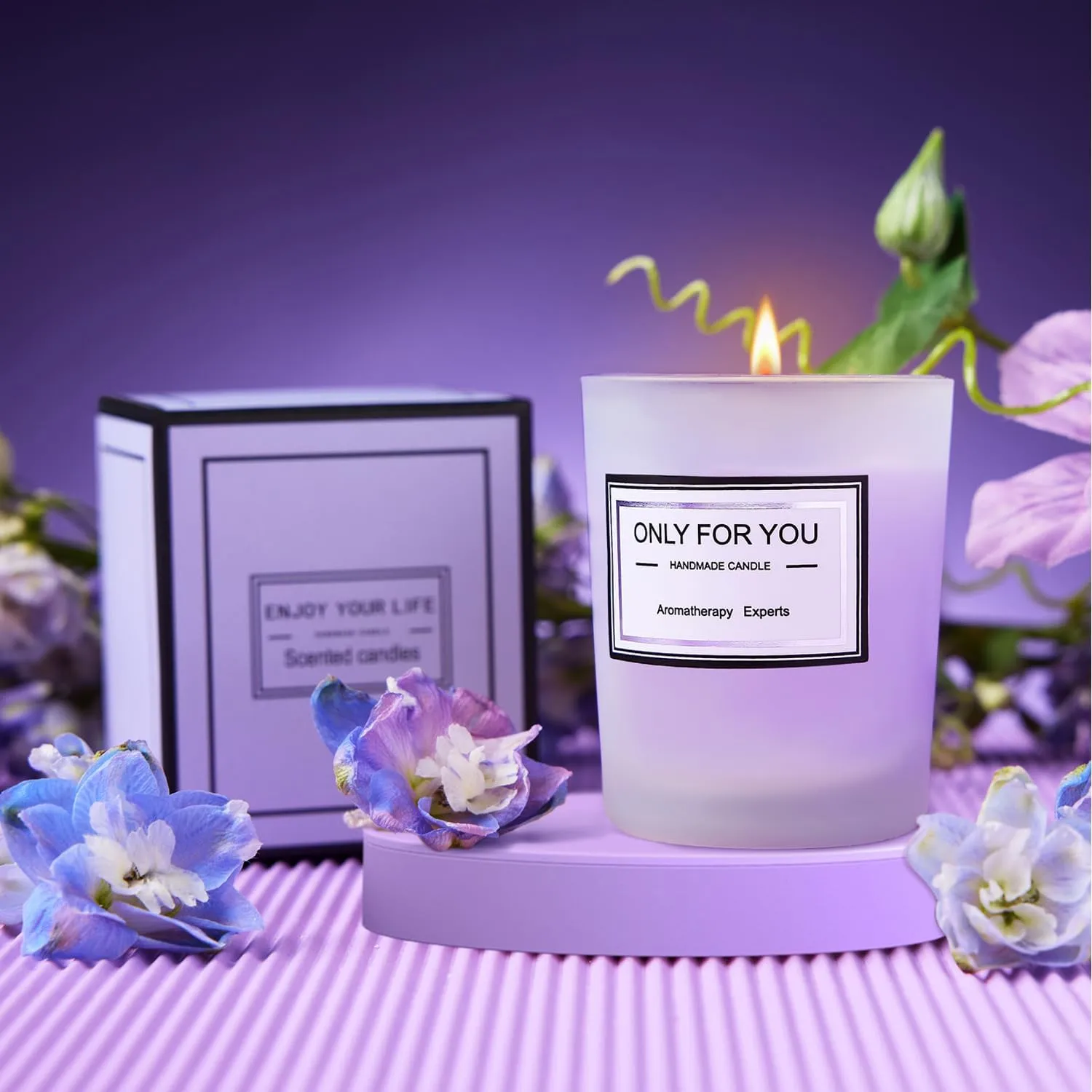 Birthday Gifts for Women, Personalized Gifts for Mom Sister Best Friend Wife Grandma Aunt, Unique Spa Relaxing Gift Baskets for Women Who Have Everything, Get Well Gifts, Self Care Gifts (P)