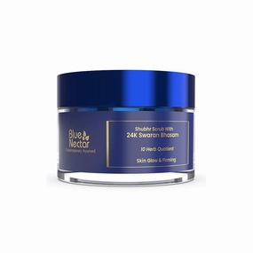 Blue Nectar Shata Dhauta Ghrita Face Cream for Women | 100 Times Washed Ghee Face Moisturizer for Women | Truly Natural Face Cream for Skin Firming (19 Herbs, 1.7 Oz)