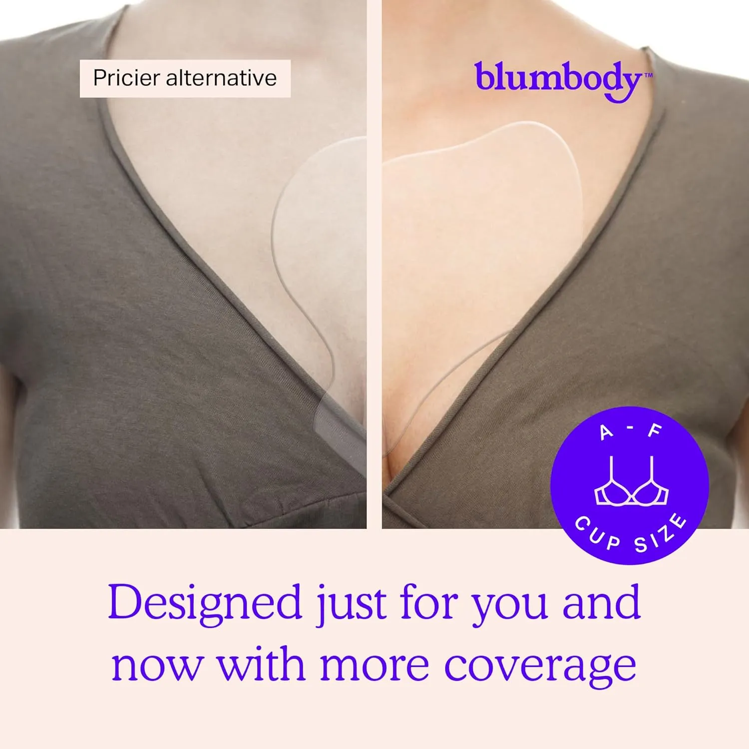 BLUMBODY Chest Wrinkle Pads – Anti-Wrinkle Silicone Patches Skin Firming & Smoothing – Reusable Overnight Chest Pads – Anti-Aging Crepe Erase Pads – Neck & Décolleté (1-Month Supply)