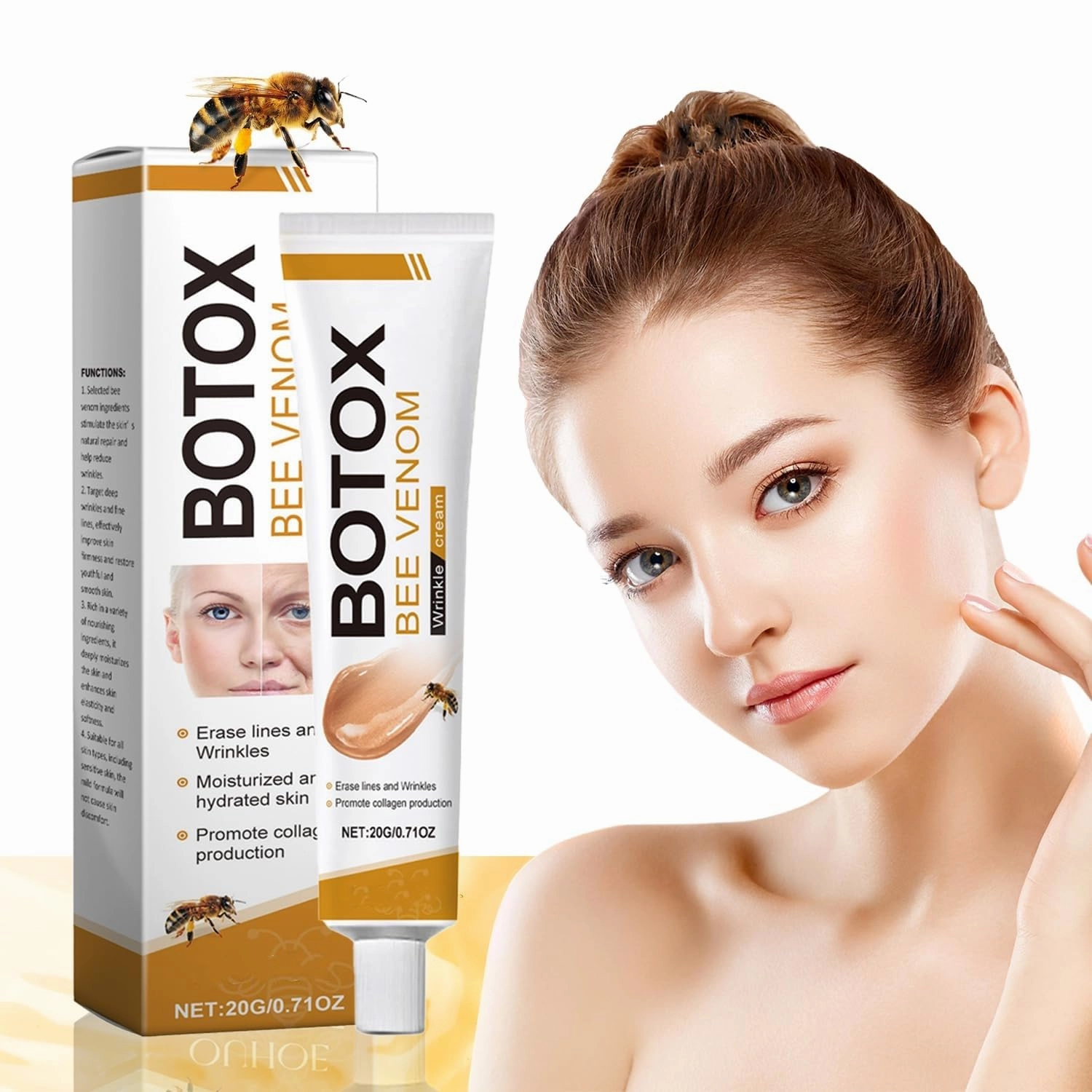 Botoxs Bee Venom Wrinkle Removal Cream,Bee Venom Lift Cream,Anti Wrinkle Firming Multi Purpose Cream (4)