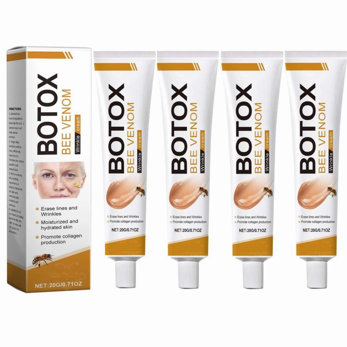 Botoxs Bee Venom Wrinkle Removal Cream,Bee Venom Lift Cream,Anti Wrinkle Firming Multi Purpose Cream (4)
