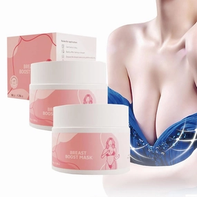 Breasts Boost Mask Glowavenue, Glow-Avenue Booty Boost Mask, Breast Firming and Lifting Cream, Chest Skin Care Mask for Fast Growth Increase Elasticity Firming Lifting 50g (2Pcs)