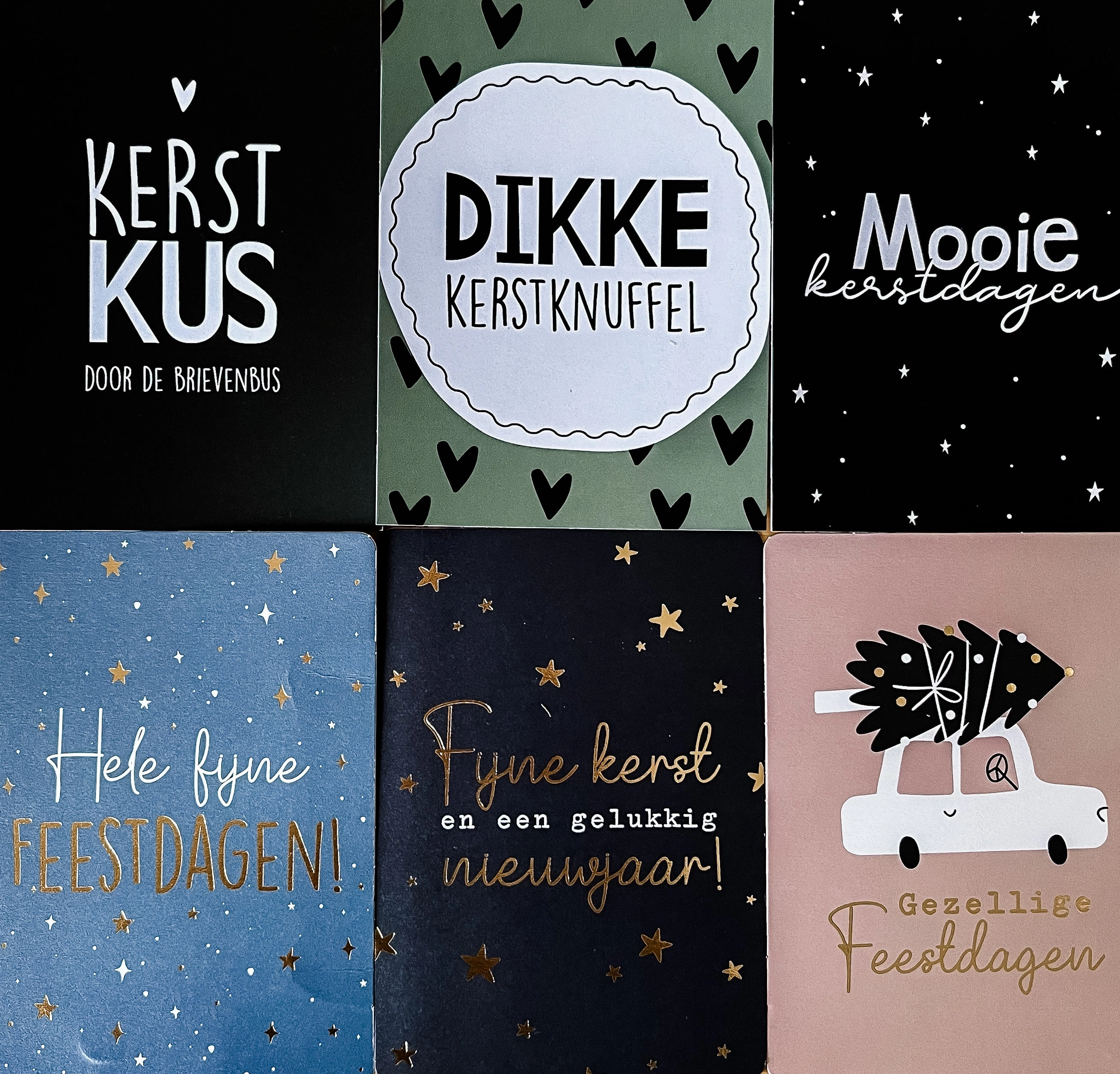 Brievenbuscadeautje Kerst confetti
