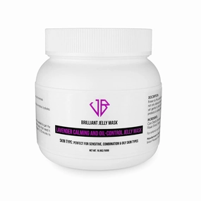 Brilliant Jelly Mask - Lavender (Large 16.9 oz) 25 applications. Professional Peel Off Jelly Mask, Hydrating, Soothing