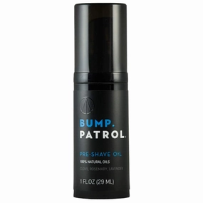 Bump Patrol Pre-Shave Oil for Men with Natural Essential Oils - Smooth Shave, Softer Skin - 1 Ounce - Pack of 4