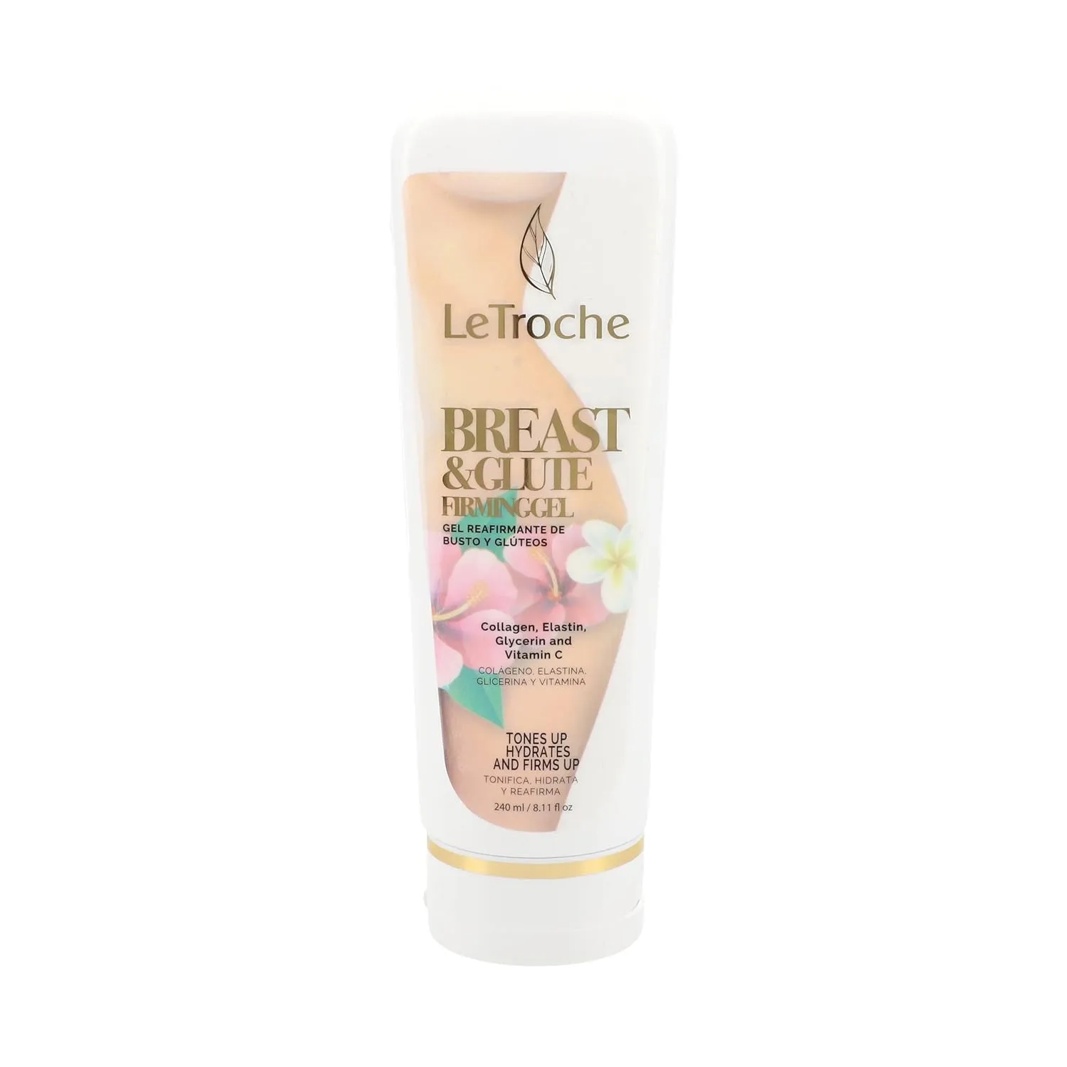 Bust And Buttock Firming Gel - With Collagen, Elastin, Glycerin And Vitamin C - Tones Up, Hydrates And Firms Up. 8.1 Fl Oz