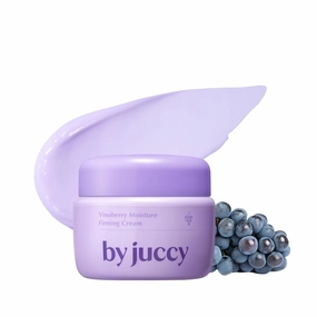By Juccy Vinoberry Moisture Firming CreamㅣWrinkles, Elasticity, Firmnessㅣ Hyaluronic Acid, Viniferatorl, SqualaneㅣRefined Skin Texture, Plump Skin | Korean Moisturizer|Korean Skincare 1.85 fl.oz