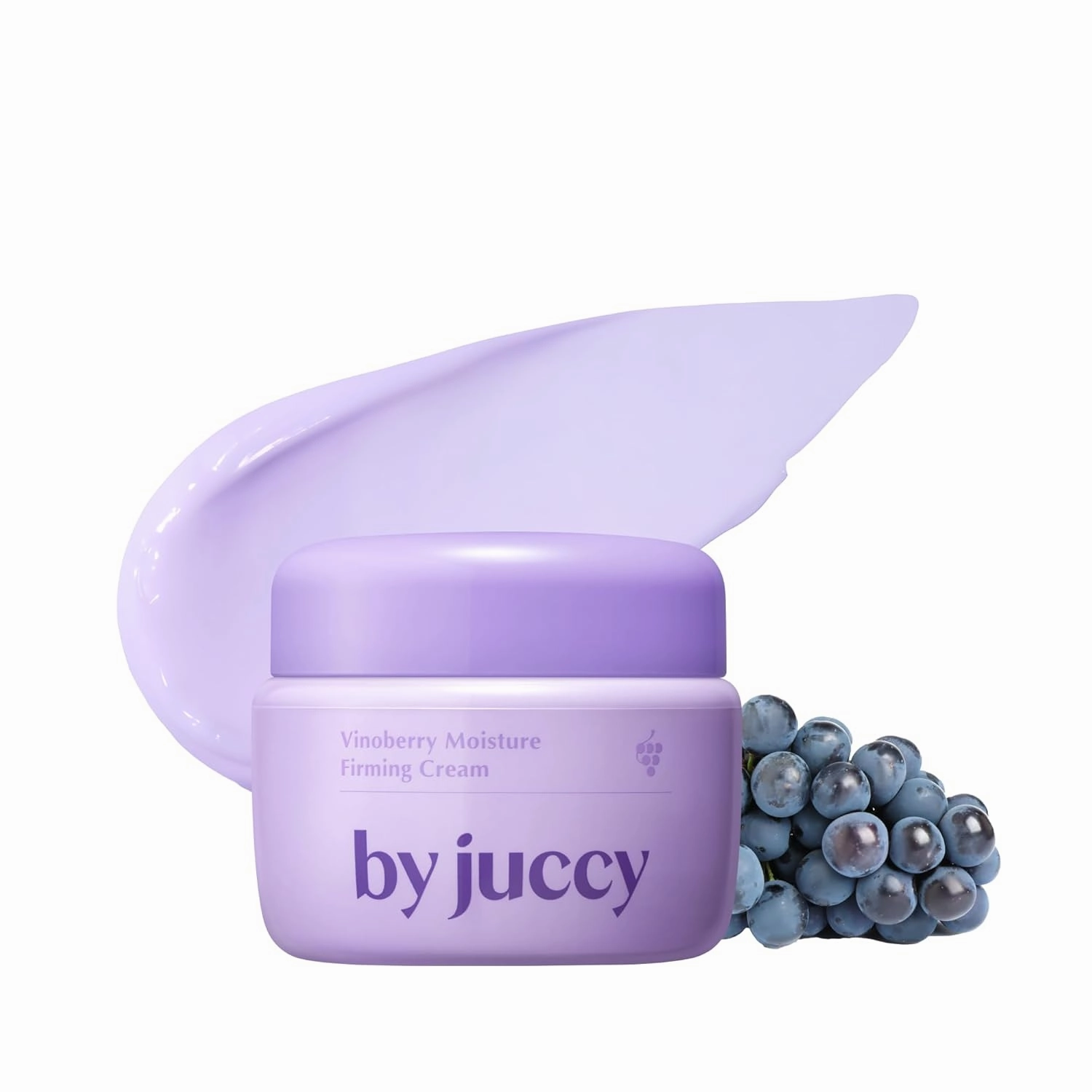 By Juccy Vinoberry Moisture Firming CreamㅣWrinkles, Elasticity, Firmnessㅣ Hyaluronic Acid, Viniferatorl, SqualaneㅣRefined Skin Texture, Plump Skin | Korean Moisturizer|Korean Skincare 1.85 fl.oz