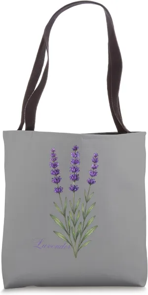 Calming lavender print, lavender artwork, summer flowers Tote Bag