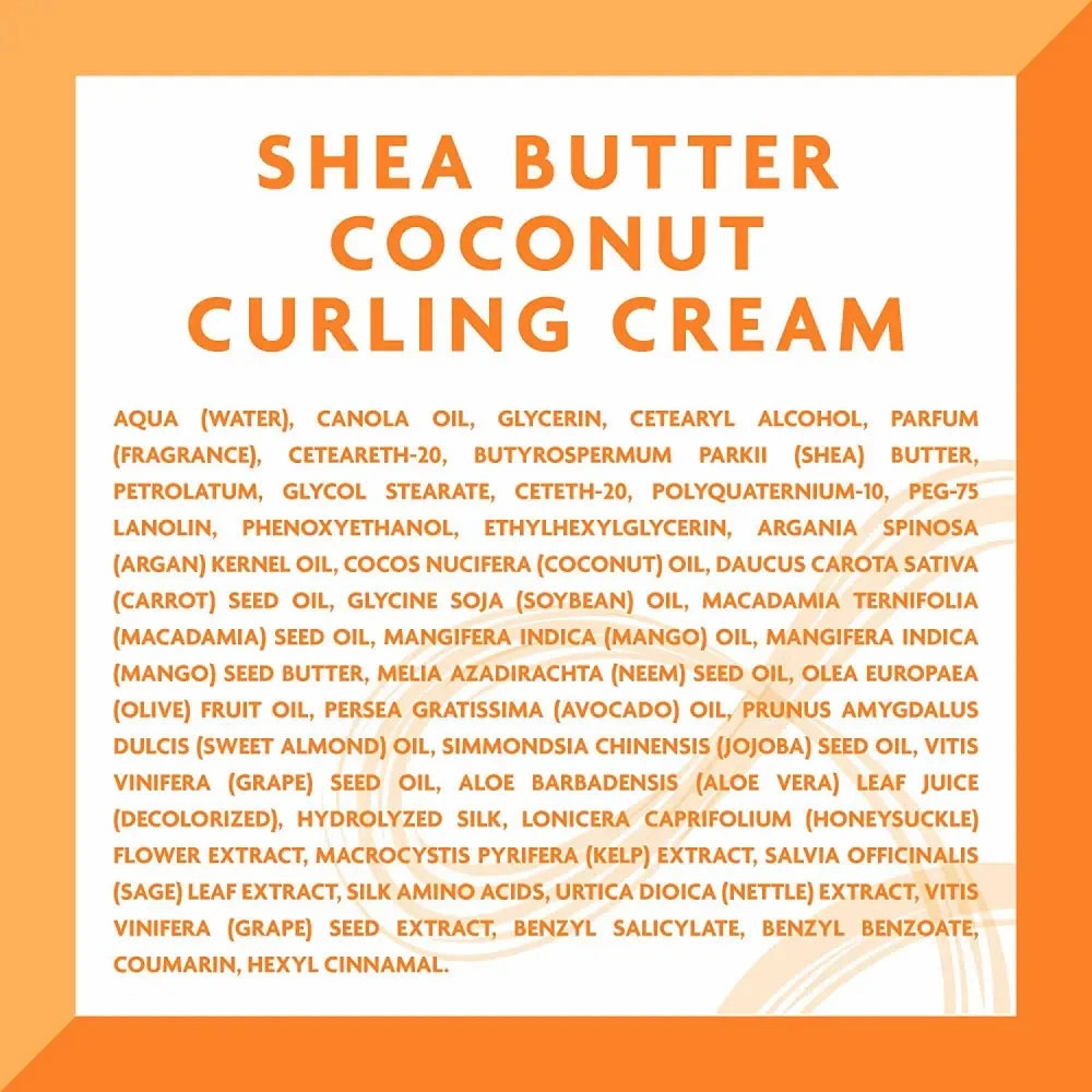 Cantu Shea Butter natural Coconut Curling Cream, 340g (12oz)