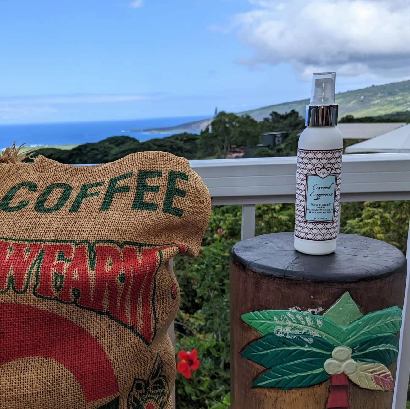Caramel Cappuccino Hydrating Body Mist w/Organic Aloe