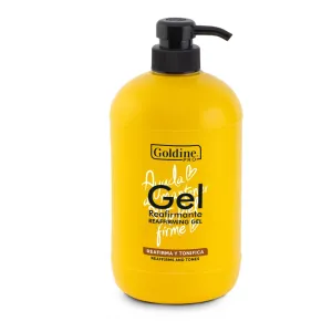 Cellulite Cold Slimming Goldine Firming Gel with Caffeine and Seaweed - Reduce Appearance of Cellulite, Stretch Marks, Firming and Toning, Improves Circulation Cruelty-Free