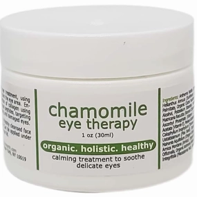 Chamomile Organic Eye Cream - Anti Wrinkle Treatment with Avocado and Vitamin C, 1 oz