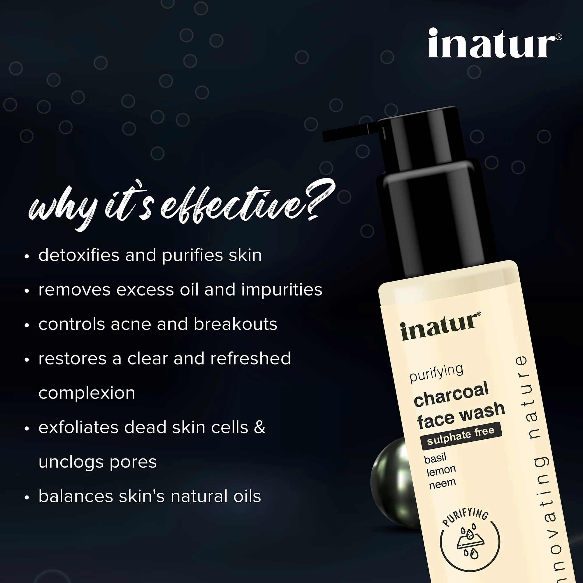 Charcoal Face Wash - 100ml