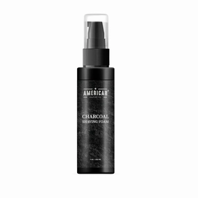Charcoal Shaving Foam 7 Oz Bottle, Made in USA, Long-Lasting Results, Quality Potent Ingredients, Non-GMO, GMP Certified, Cruelty-Free Products