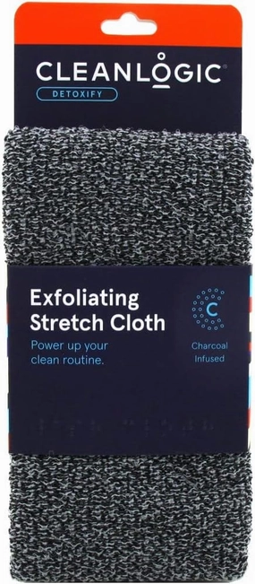 Clean Logic Detox Charcoal Purifying Stretch Wash Cloth (Pack of 3)