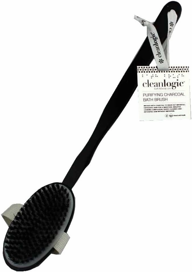 Clean Logic Purifying Charcoal Bath Brush (3 Pack)3