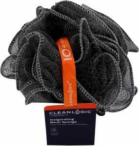 Clean Logic Purifying Charcoal Mesh Bath Sponge (3 Pack)3