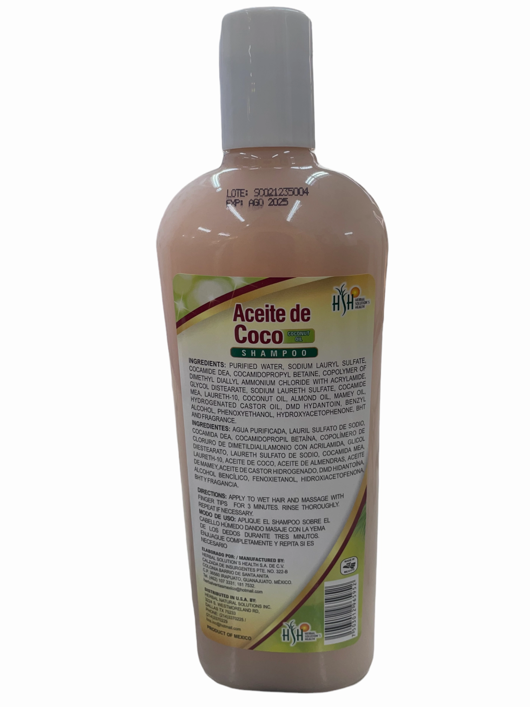COCONUT OIL SHAMPOO